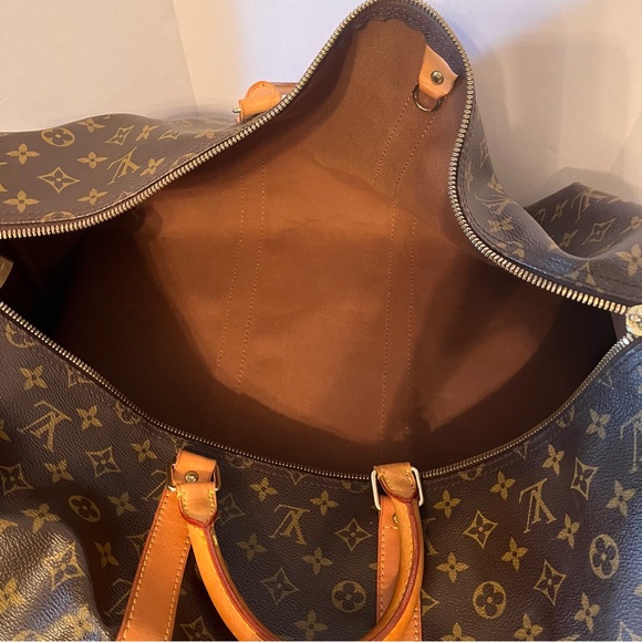 Authentic Louis Vuitton Monogram Keepall 55 Tote Includes Luggage Tag Lock & Key - Picture 14 of 14